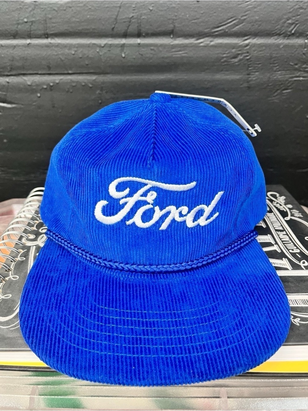 Ford Royal Blue Corduroy Rope Cap SnapBack